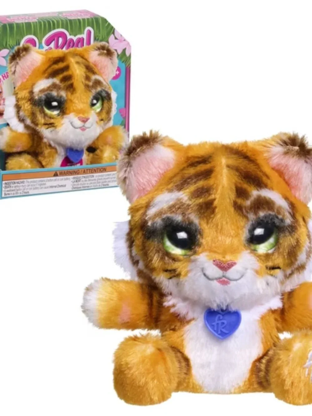 FurReal My Minis Little Hugs Tiger Interactive Plush 4.5